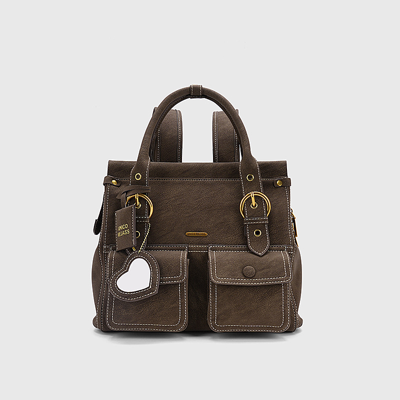 UNICO REJASS 2026 New Classic Unisex High Quality Vintage Backpack for Commuters Business Versatile Large Capacity Brown