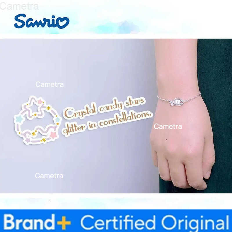 Sanrio Anime Little Twin Stars Kiki Lala Meteor ing Metal Bracelet Wrist Accessories Kawaii Decoration for Children Gifts H251229