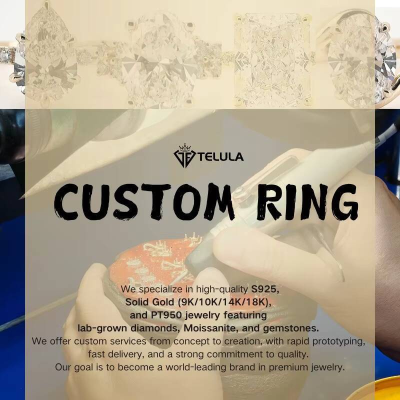 Platinum Jewelry Oval Igi Certified Diamond Lab Grown 14K 18K 10K Gold Rings Engagement Lab Diamond Ring