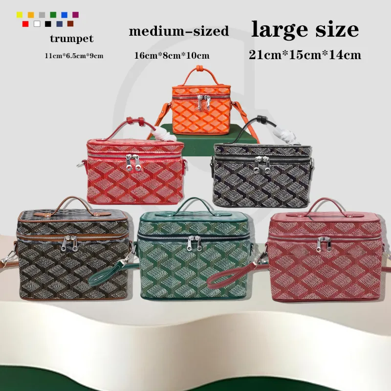 Designer Makeup Men Women Travel Cosmetics Handbag Vanity Case Womens Leather Crossbody Toiletries Make Up Totes Shoulder Bag Wash Pouch