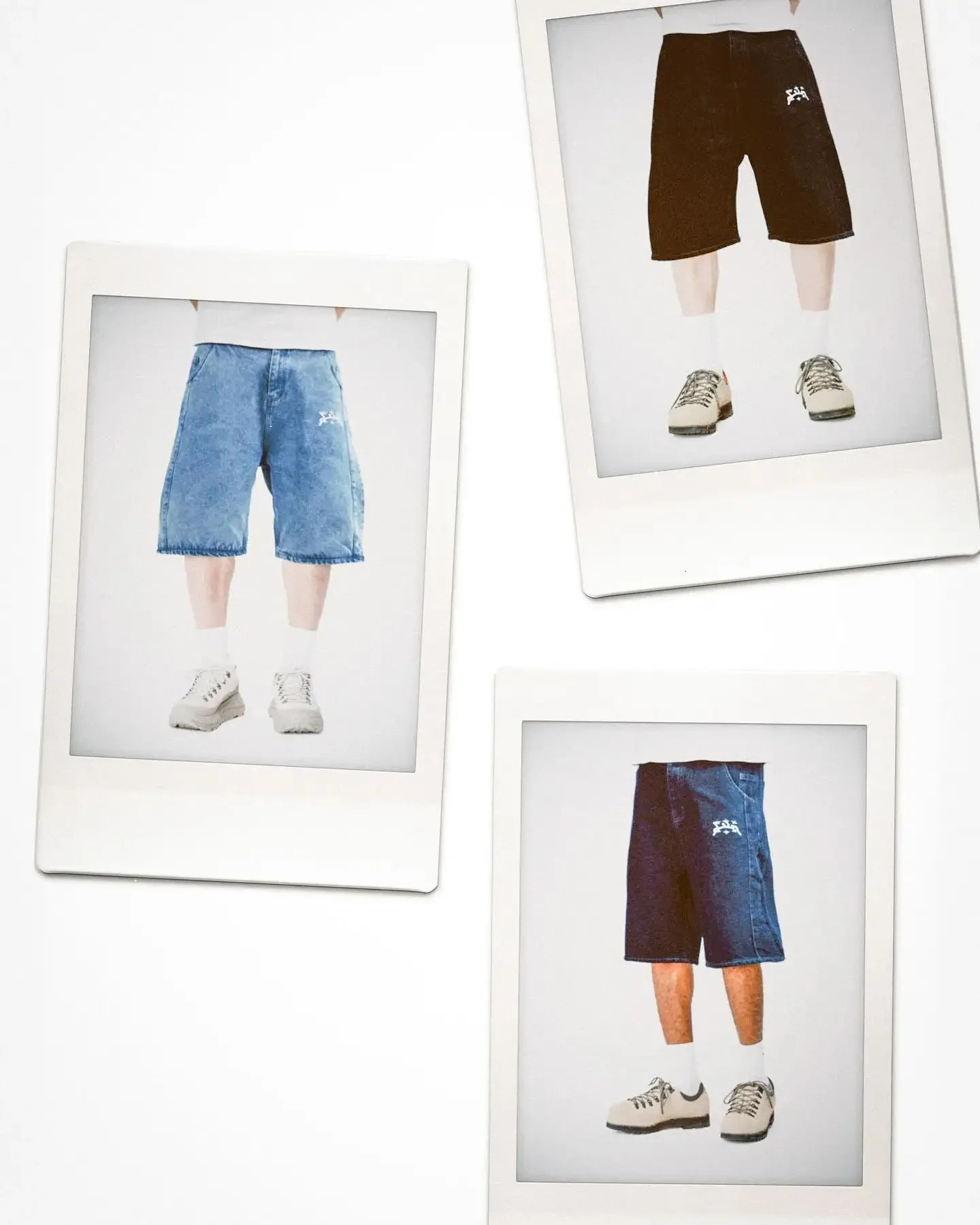 Y2k Retro Hip Hop Divin Street Geometry Graphic Embroidery Baggy Denim Shorts Trendy Gym Basketball Shorts Men Women Jorts 251223