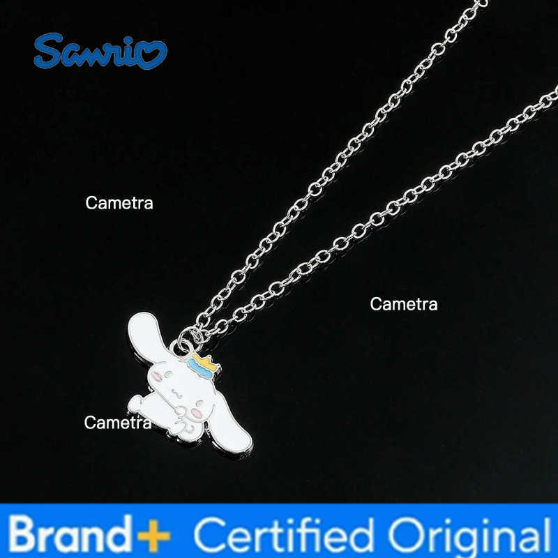 Sanrio Anime Cartoon Characters Cinnamoroll Cute Pendant Necklace Kawaii Fashion DIY Accessory Necklace for Girl Christmas Gifts H251229