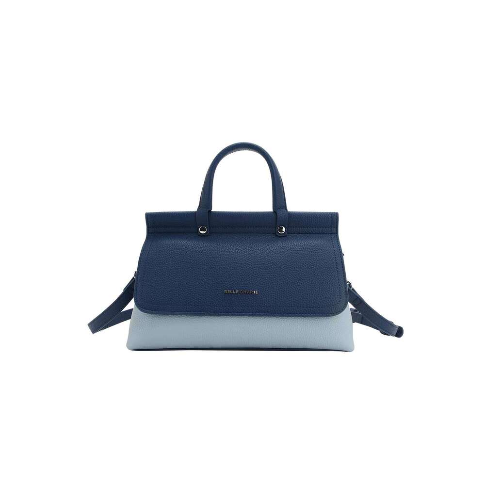 MACK JHARLES Color-Block Handheld Tote 2025 New High-End Niche Design Crossbody Bag for Women