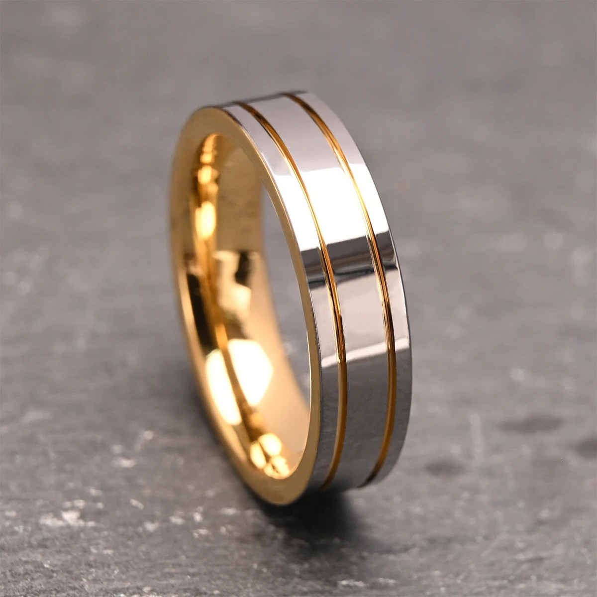 6MM tungsten carbide ring Mens wedding bands couple engagement rings anillos bague homme pareja de compromiso fashion jewelry 251224