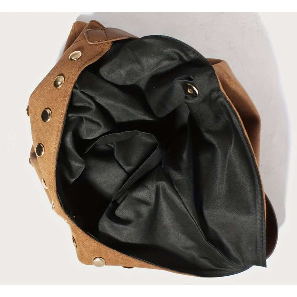 2026 Retro Large Capacity Heavy Duty Women S Bag Elegant Simple Versatile Classic Style Riveted Decoration Suitable For Commuting Office Dating Daily