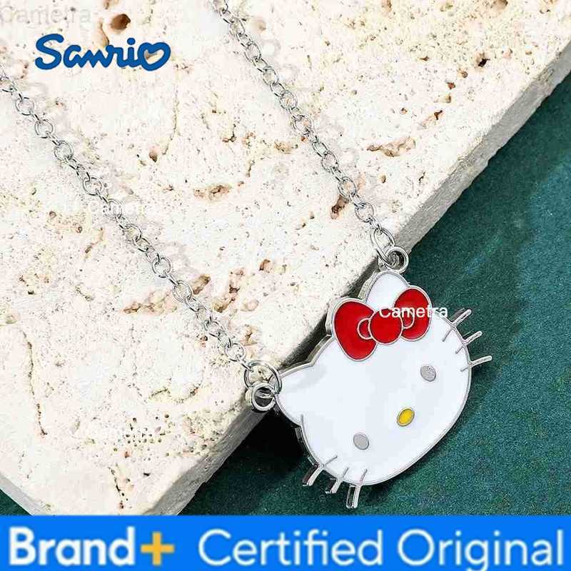 Sanrio 1 PC New Kawaii Hello kitty Necklace Pendant Anime Y2K Necklace Girl Retro Accessories Party Gifts H251229