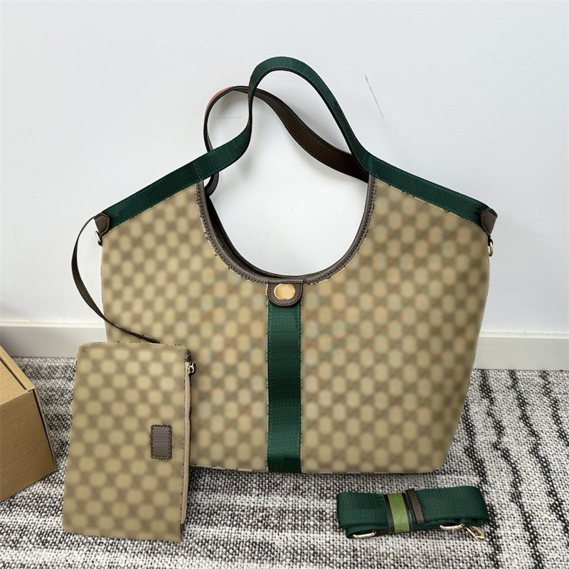 Giglio Large Tote Bag Luxury Designer bags Womens mens handbag Canvas Emblem bag high quality leather shopping bag fashion crossbody Shoulder bag beach travel bag