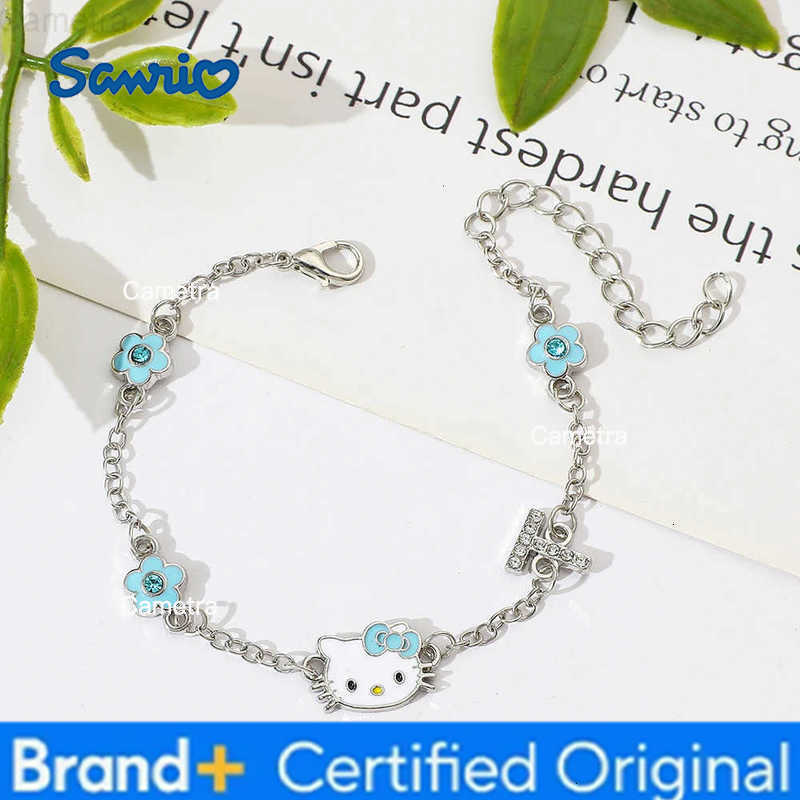 Sanrio Anime Character Hello Kitty Bracelet Fashion Cute Kitty Cat Bangle For Women Girls Birthday Jewellery Gifts H251229