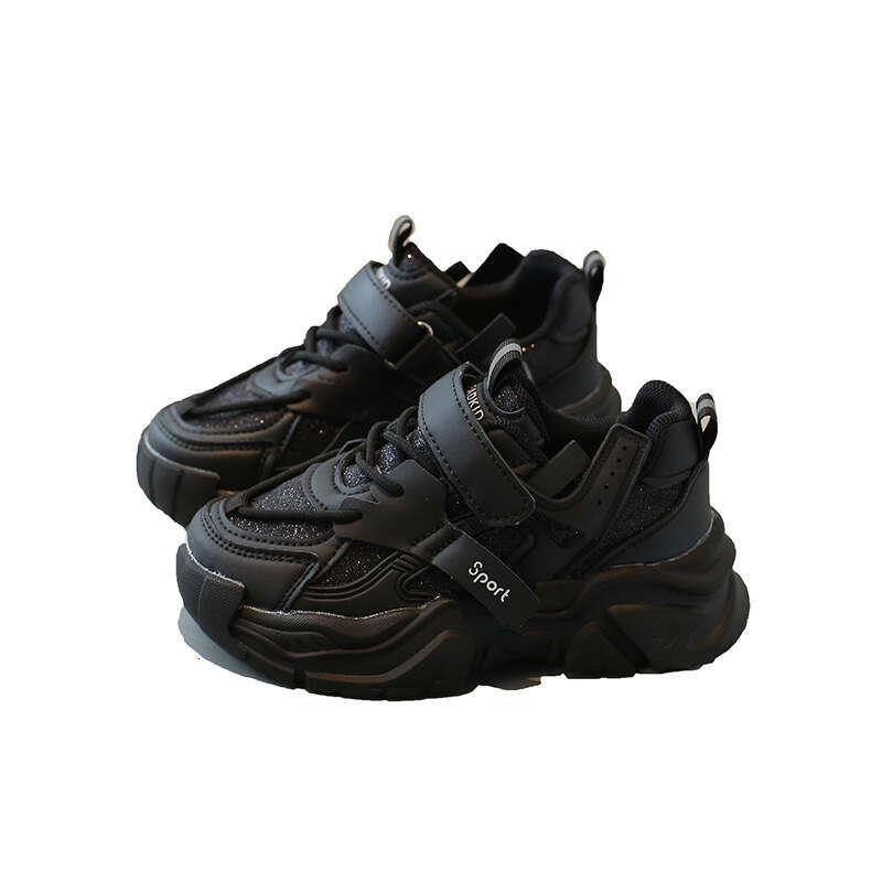 Ins Children's Dad 2025 Spring and Autumn New Korean Style Boys' Soft Sole Running Girls' Casual Sports Shoes