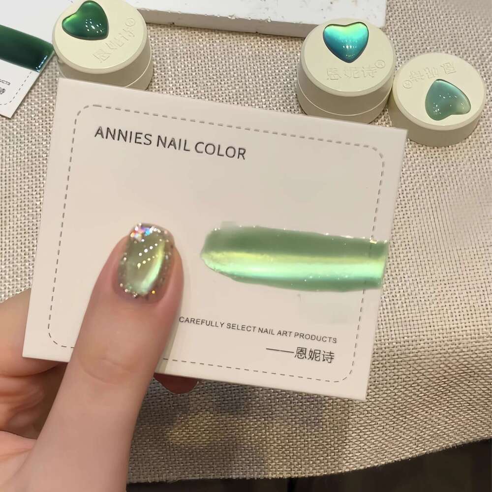 Ennis Summer Night Shadow Star Bamboo Polish Gel 2025 New Hot Glass Bead Cat Eye Nail Art Special