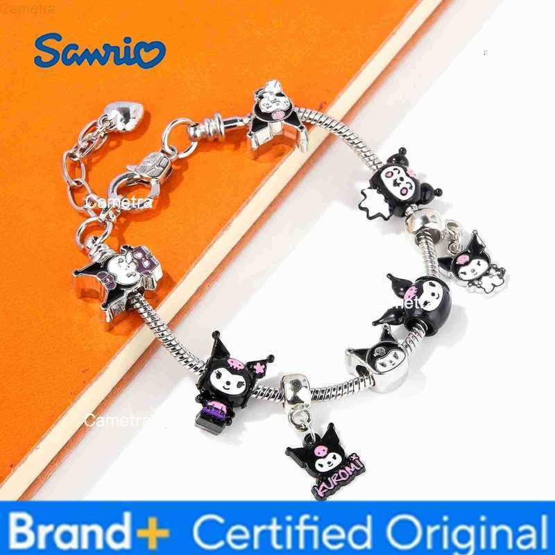 Sanrio Kawaii Kuromi Melody Bracelet Pendant Girl Detachable DIY Bracelet Fans Gift Cosplay Props For Women Jewelry H251229