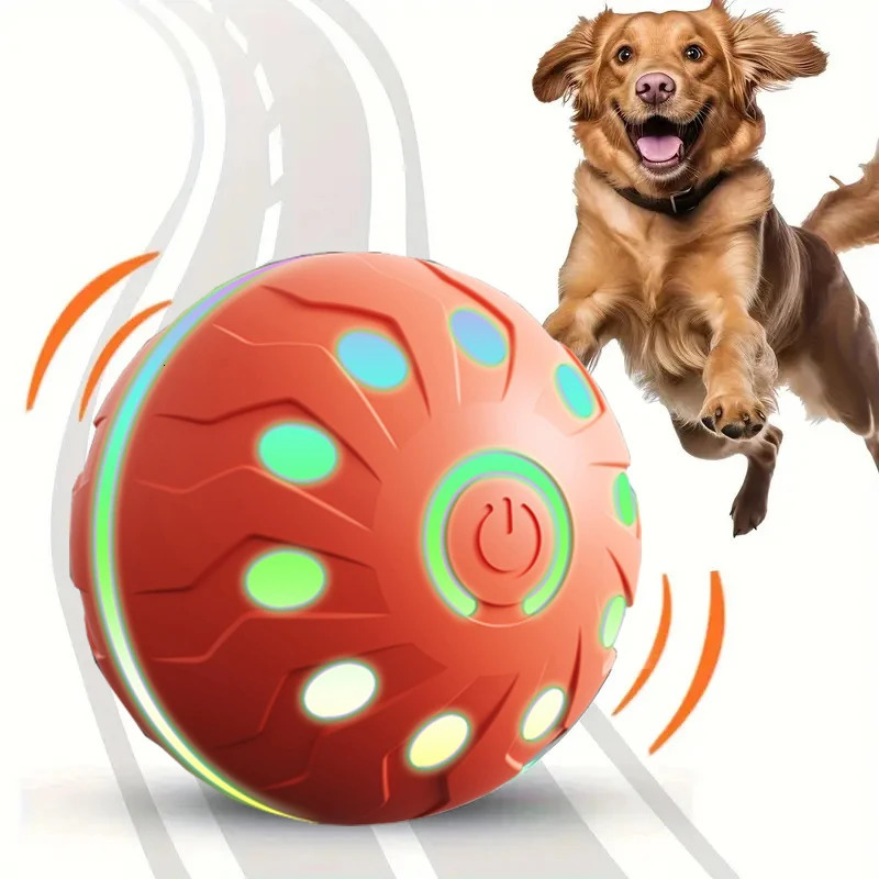 Automatic rolling ball dog and cat toys durable dog chew ball toys interactive cat and dog ball toys 251219