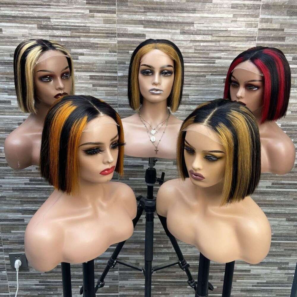 Bob Straight 2*6 5*5 Lace Wig 100% Human Hair Aimeier