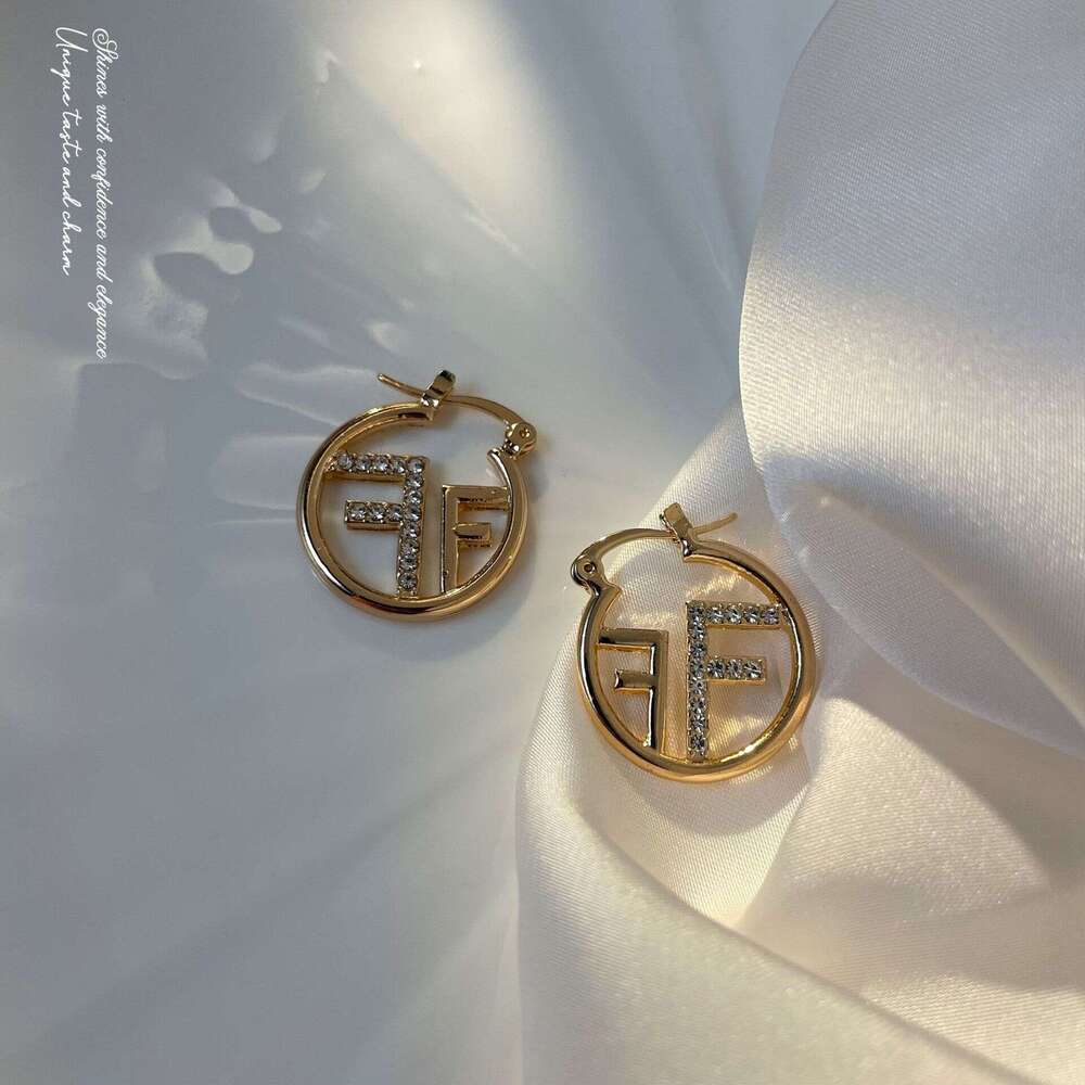 Double-Letter Pattern Earrings Designer Earrings Minimalist Everyday Jewelry