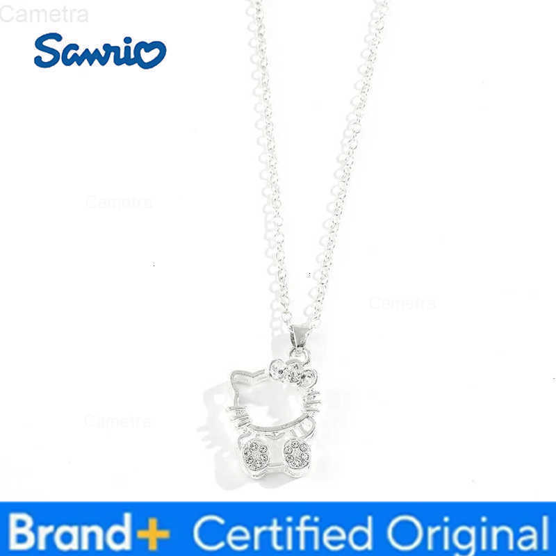 Sanrio Kawaii Necklace Anime Character Hello Kitty Pendant Cartoon Sweet Accessory Card for Cute Girl Birthday Gifts H251229