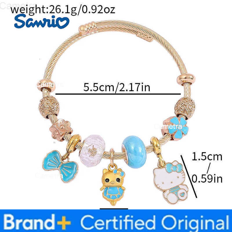 Sanrio Cartoon glamour bracelet cute hello kitty pendant bracelet jewelry girl gift H251229