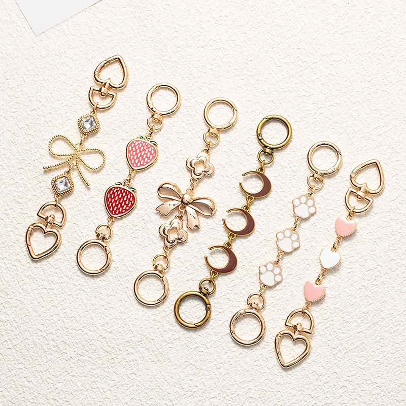 DIY Strap Crossbody Extension Single Shoulder Underarm Camellia Chain Lengthening Bag Accessories