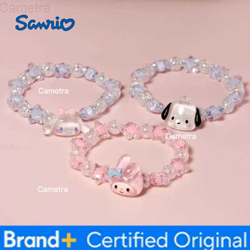 Sanrio Crystal Couple Cute Bracelet Hello Kitty Melody Cartoon Kuromi Cinnamorol Bangles Bestie Birthday Gift Jewelry Accessory H2512291