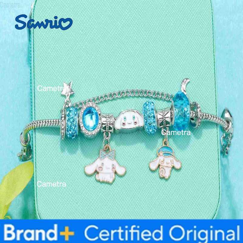 Sanrio Cartoon Character Beaded Bracelet Kuromi Melody Adjustable DIY Bangle Anime Cinnamoroll Jewelry Accessories For Women H251229