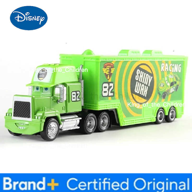 Disney Pixar Cars Trucks Mack Anime Toy Car Ramirez Container Trucks Racing Dinoco 155 Die Cast Model Kids Birthday Gifts Toys H251229