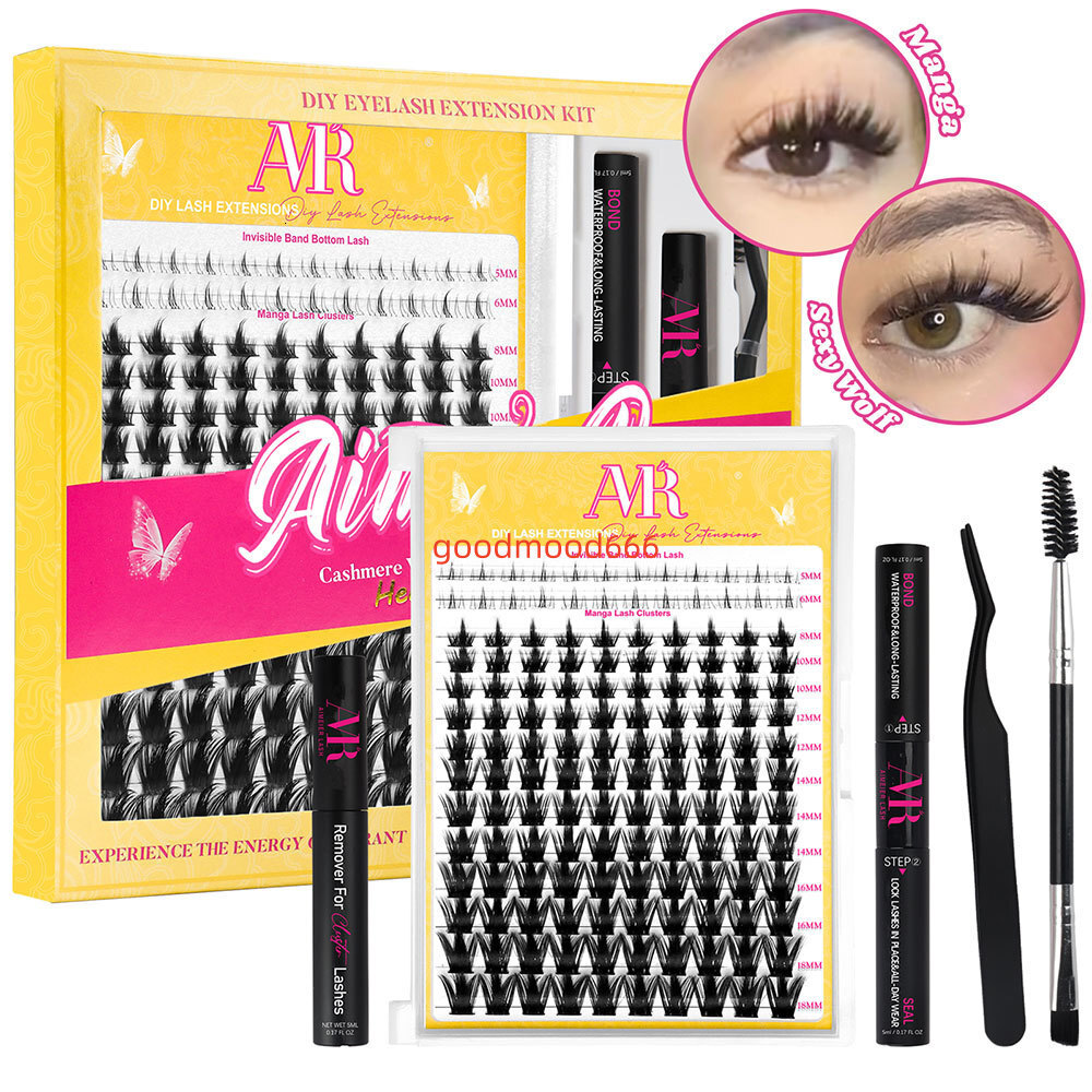 Eyelash Cluster Extensions Mix Curl Diy Eyelash Extention Natural Cluster Lashes Individual Segmented Lashes Kits