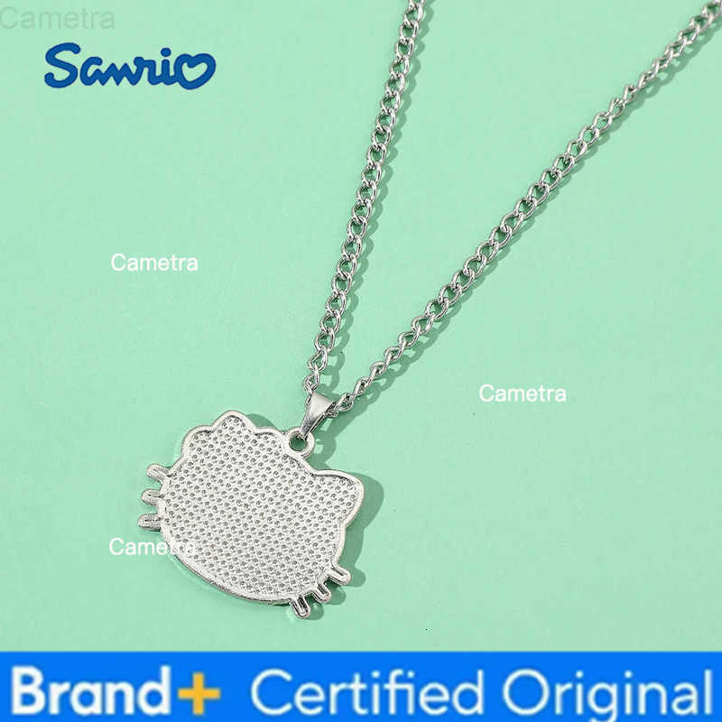 Sanrio Y2k Hello Kitty Clavicle Necklace Alloy Crystals Female Charms Rhinestone Pendant Jewelry Women Girl Gift H251229