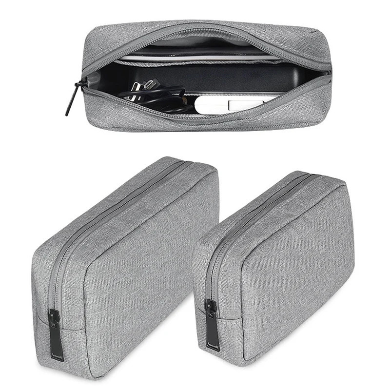 Travel Essentials Pouch Organizer for USB Cables Earphones Gadgets Storage Bag Digital Accessories Makeup Cover Devices 251224