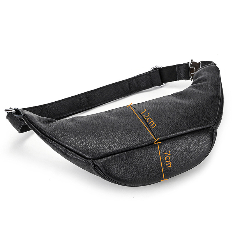 Fashion New 2015 genuine leather waist packs men money belt bag fanny pack small black brown free shipping H6.14#120 ddmySept