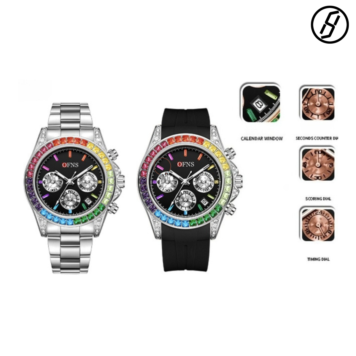 2025 Hot Selling Brand Diving Men Watch Multifunctional Chronograph Luminous Quartz Watch Waterproof Watch Business Sports Original Watch Design Watch