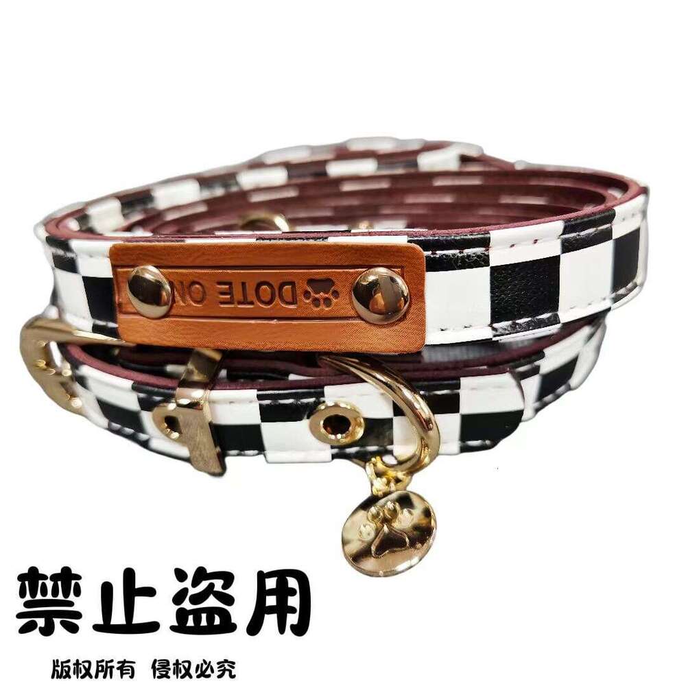 Spring collar dog set Leash adjustable, fashionable, cute pet accessories