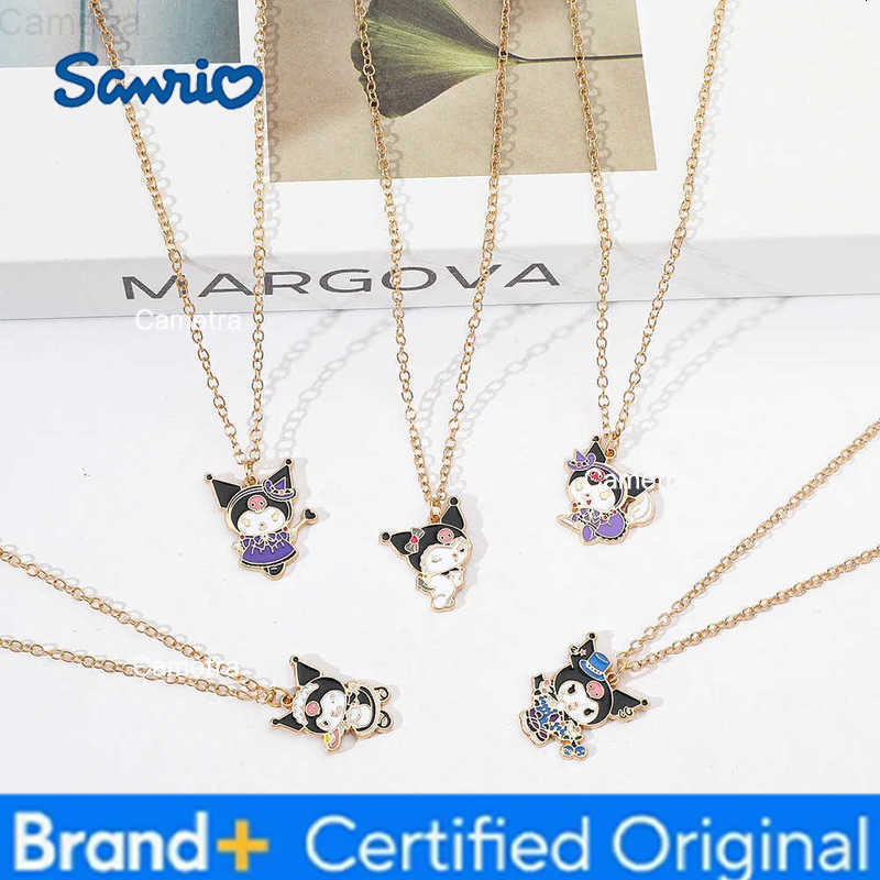 Sanrio Set Series Anime Figure Necklace Fashion Exquisite Cute Hello Kitty Kuromi Neckchain For Friends Birthday Jewelry Gifts H251229