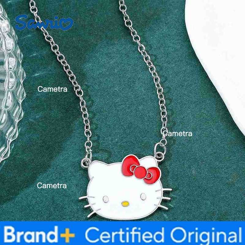 Sanrio 1 PC New Kawaii Hello kitty Necklace Pendant Anime Y2K Necklace Girl Retro Accessories Party Gifts H251229