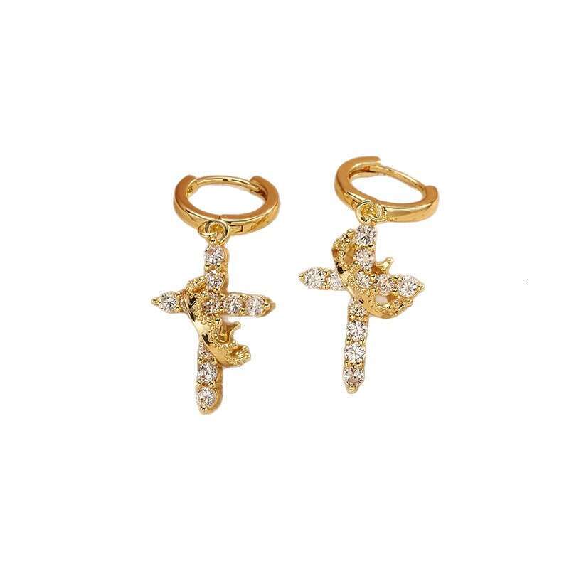 Cross Stud Earrings Designer Necklace Pearl Stud Earrings Fashion Jewelry
