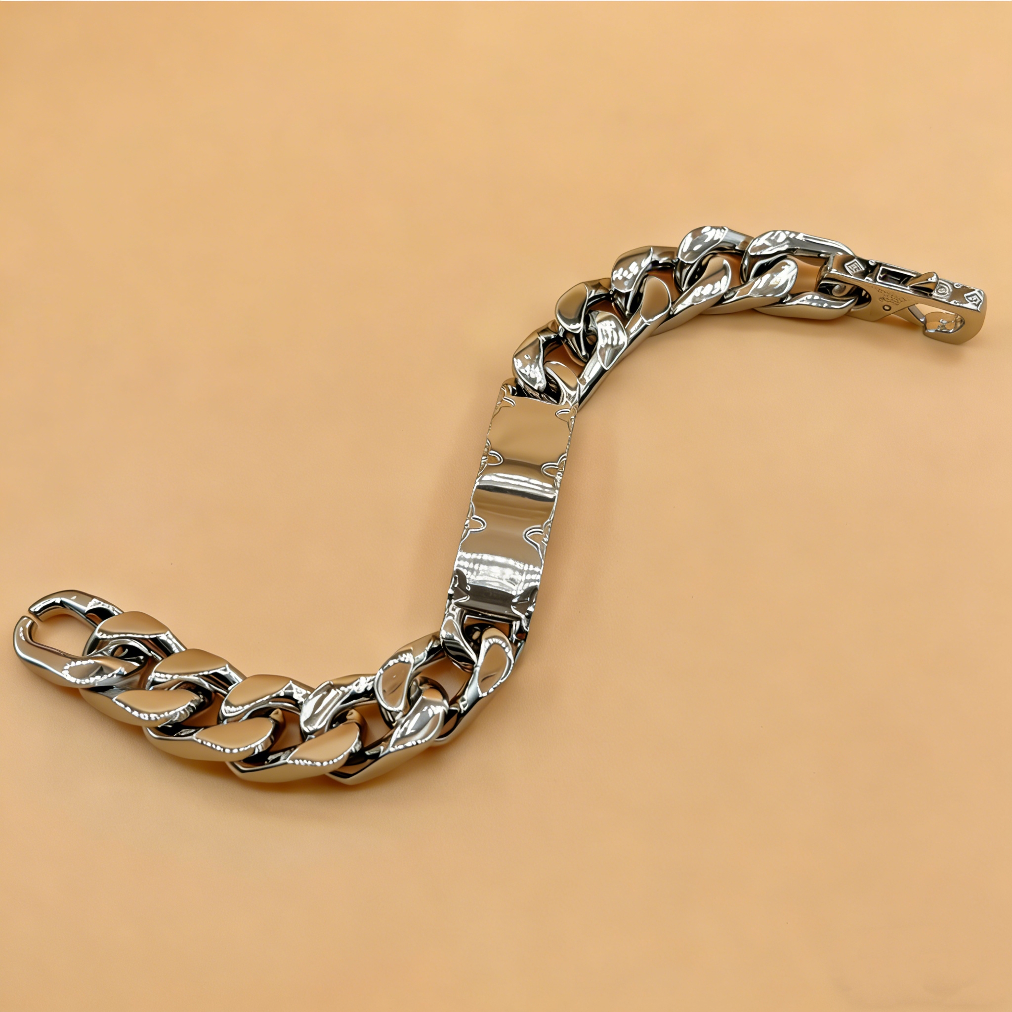 Slim Bracelet Wholesale Price Black/Brown LOGO Engareved Luxury Jewelry Adjustable Bracelet Women Mens stainless steel