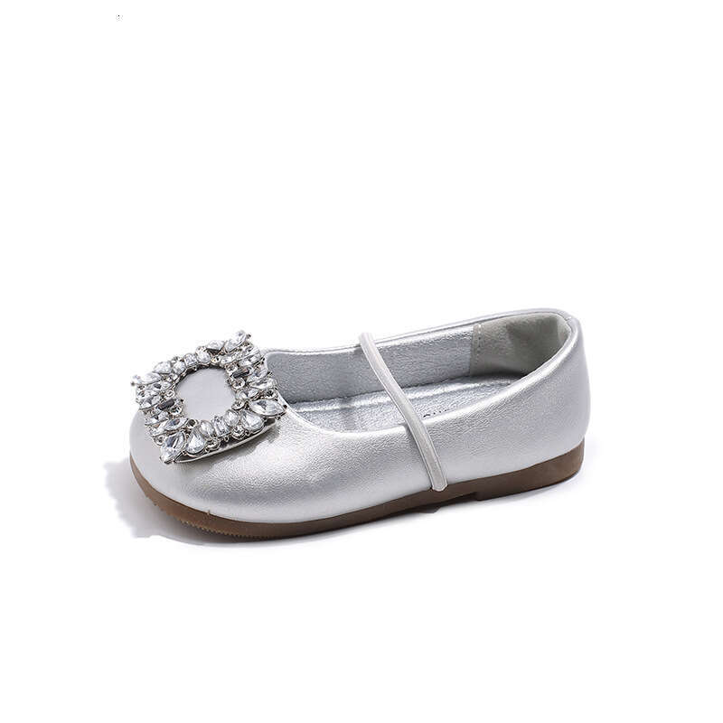 French Style Elegant Square Toe Ballet for Women 2025 Spring Summer New Rhinestone Slip-On Dress Shoes Soft Sole