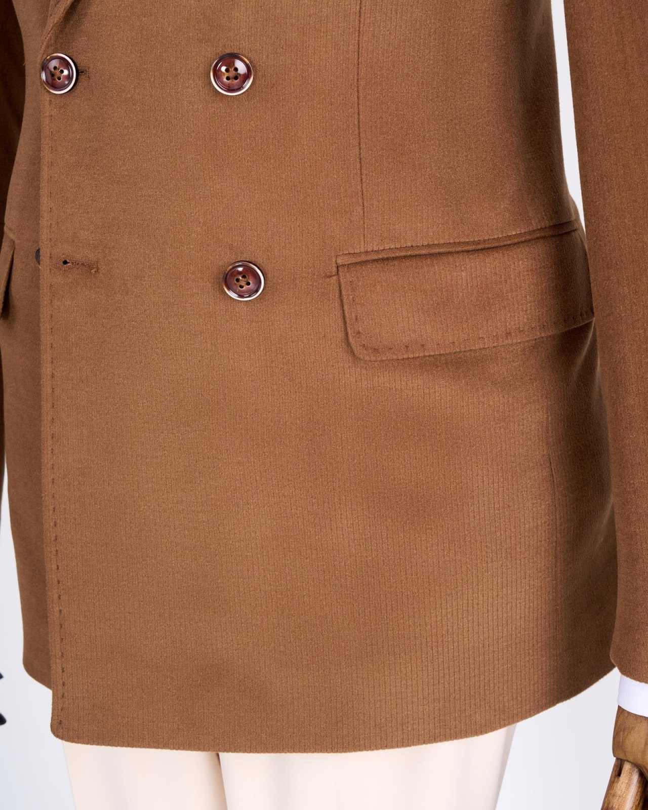 Fashion Men Suit Set Formal Double Breasted Peaked Lapel Male Suit Slim Daily Causal Office Wedding Tuxedo