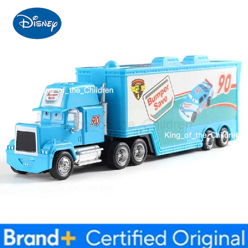 Disney Pixar Cars Trucks Mack Anime Toy Car Ramirez Container Trucks Racing Dinoco 155 Die Cast Model Kids Birthday Gifts Toys H251229