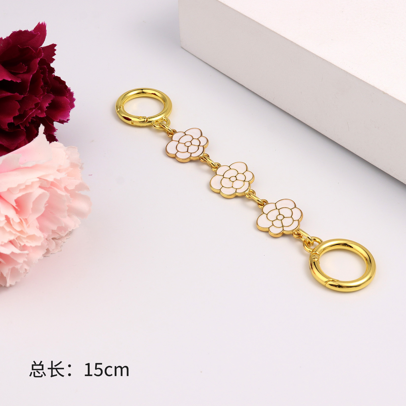 Craftsmanship Suitable for Extension Chain Underarm Modification Camellia Extended Shoulder Bag Strap Handicraft Workshop