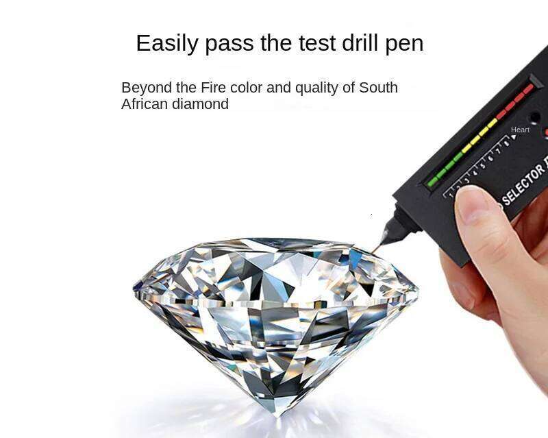 Total 7.2 Ct D Color VVS1 Moissanite Jewelry Set with Black card pass diamond test 925 Sterling Sliver Ring Earring Pendant c53