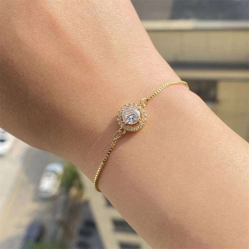 ZAKOL 3 Pcs Jewelry Gift For Women Shiny AAA Cubic Zirconia Earrings Bracelet Necklace Set Accessories With Gifts Box