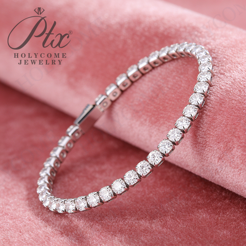 New Fashion 4mm 5mm Stainless Steel Waterproof Jewelry Minimalism Embed Zircon 6-24inch Charm Chain Hip Hop Tennis Bracelets For Women