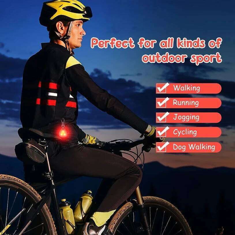 Silicone LED Pet waterproof collar light outdoor walking safety luminous dog tag battery