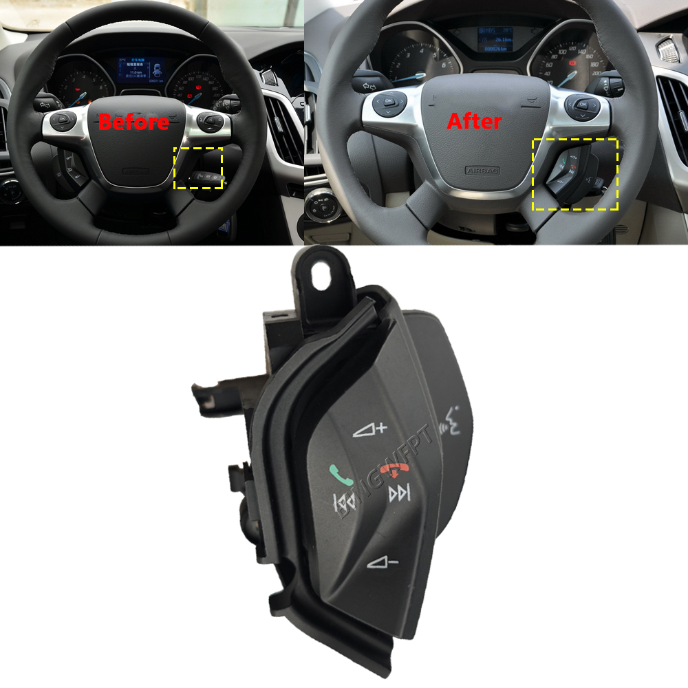Auto Steering Wheel Audio Control Button Switch For Ford Focus 3 2012-2014 Kuga 2012-2015
