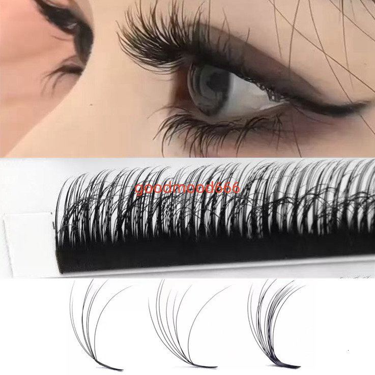 Private Label 3D Multi-Layer Camellia Eyelash Extensions Wild Fluffy DIY Eyelash Extensions Soft Easy Fan Pre-Made Dense Lashes