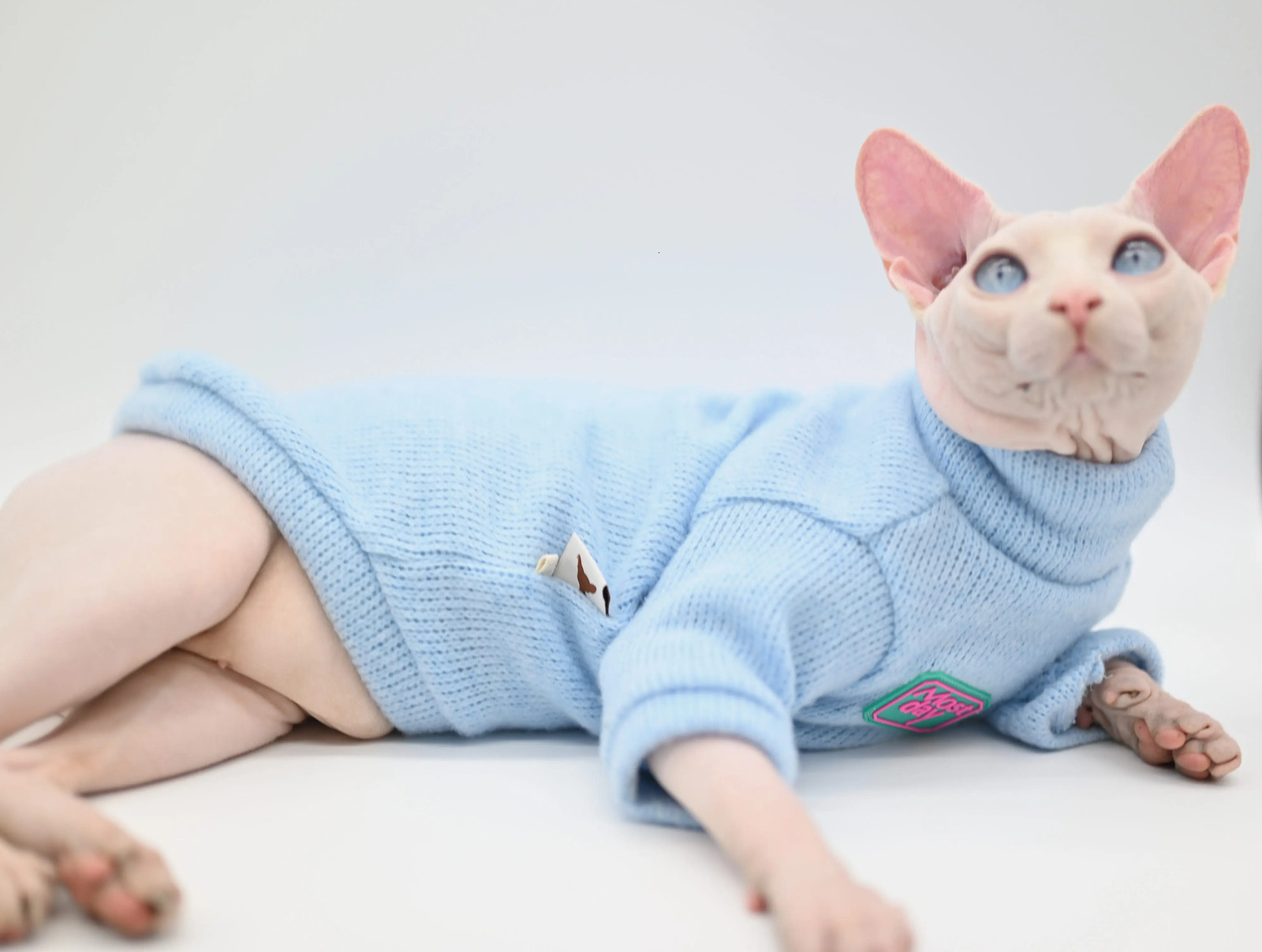 Sphynx Cat Clothes Warm and Soft Hairless Cat Sweater Devon Cat Clothes Cornish Peter Bald Cat Clothes Cat Outfit 251219