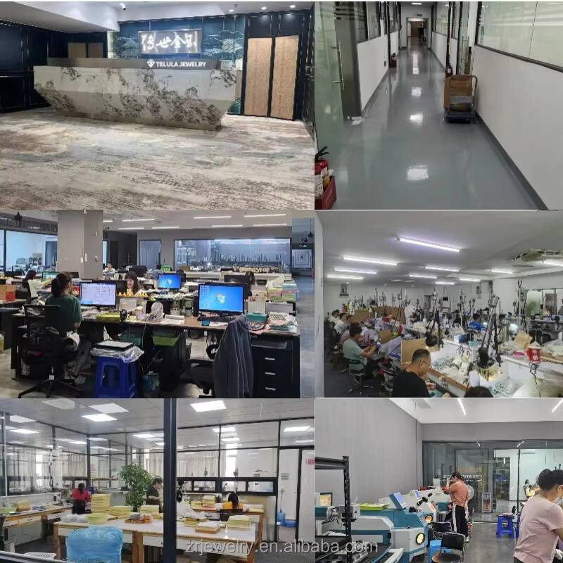 Women 18K Cvd Lab Grown Diamond Engagement Ring Wholesales Jewelry Gold Band Custom Rings