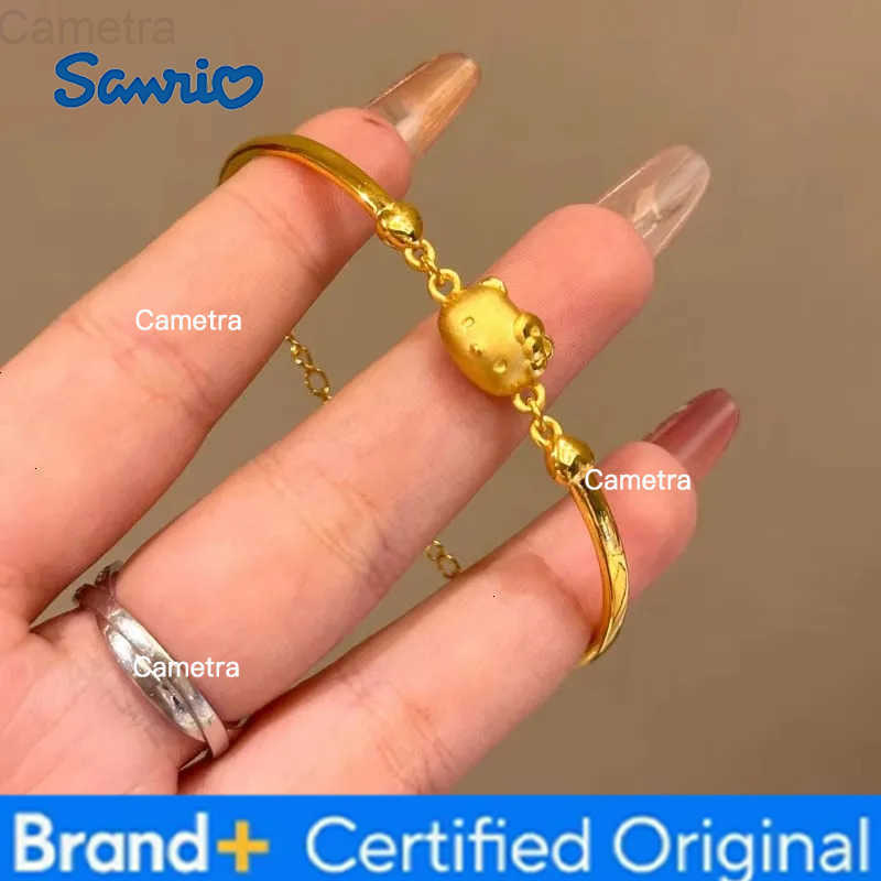 Sanrio 2025 New Bracelet Kawaii Hello Kitty Cartoon Anime Cute Jewelry Wrist Accessories Girlfriend for Girl Birthday Gifts Toys H251229