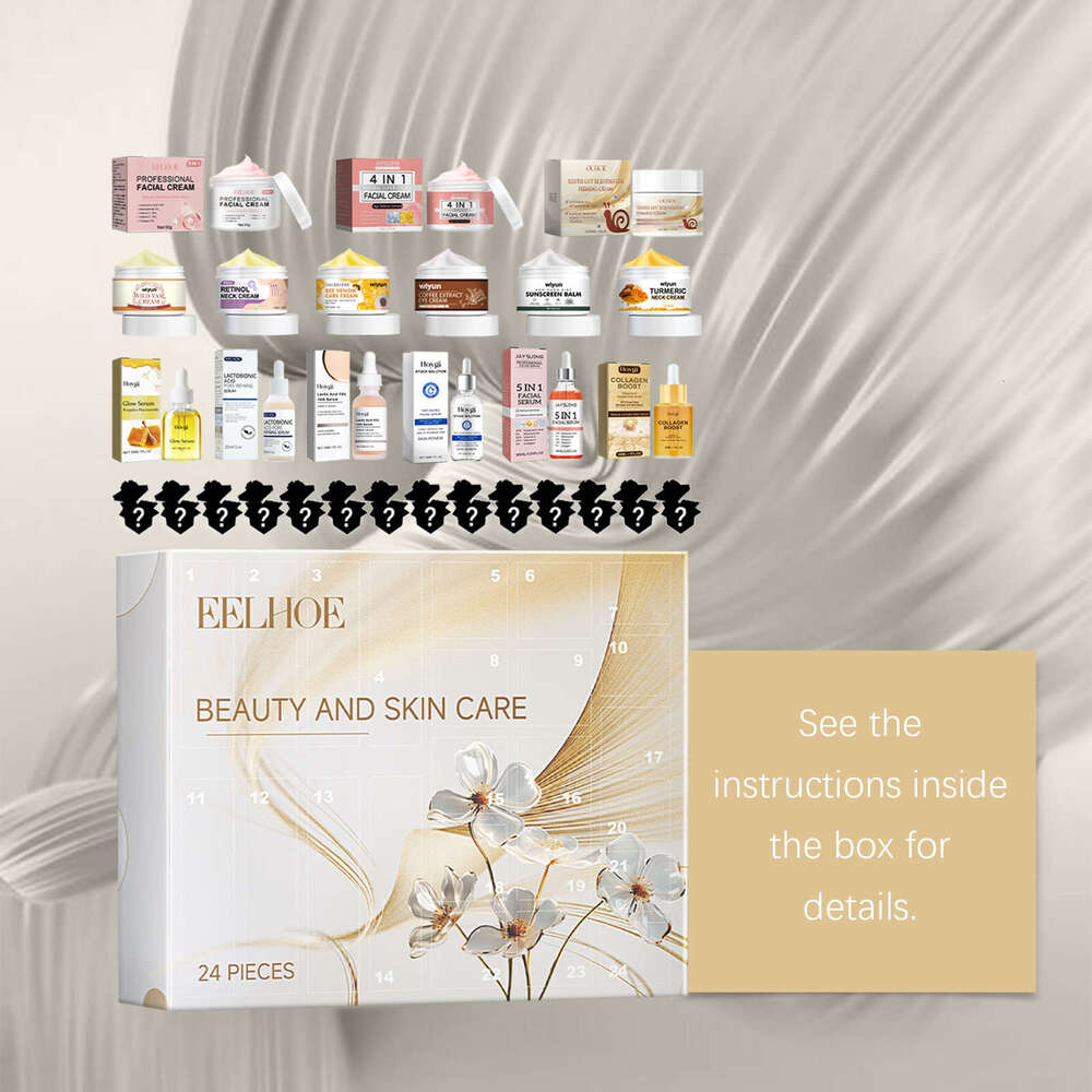 EELHOE Moisturizing and Hydrating Surprise 24-Grid Beauty Skincare Blind Box