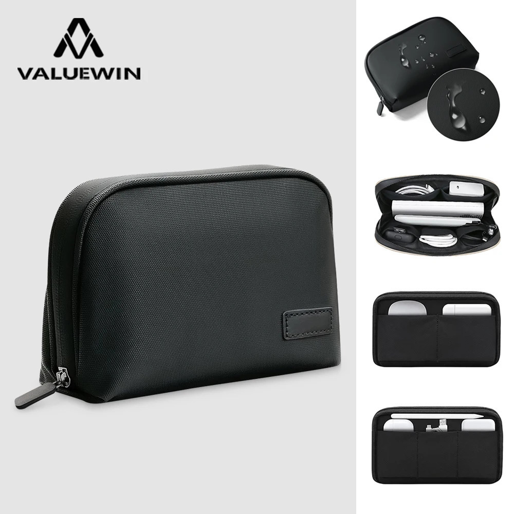Travel Electronics Organizer Power Bank Pouch Electronics Gadgets Accessorie Case for USB Cable CordsHard Drives Storage Bag 251224