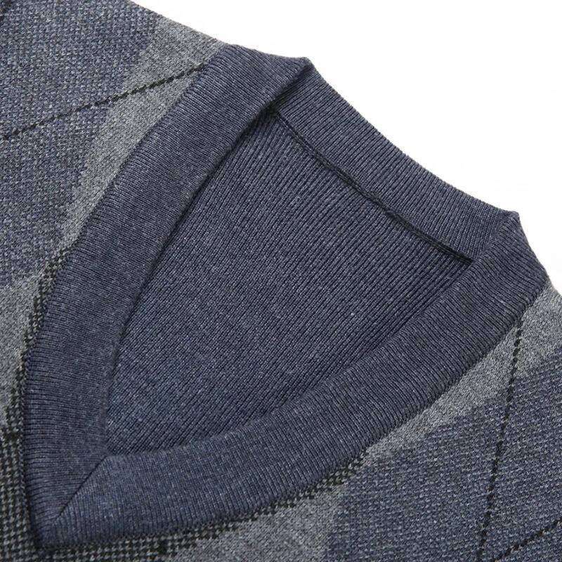 Men's Thickened Casual Sweater Warm Autumn Winter Vest Fashion Comfortable Breathable Gym Tank Top For Men